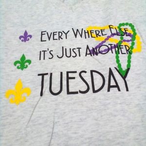 Mardi gras Royal Standard extra large t-shirt